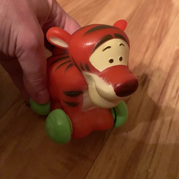 Winnie the Pooh Tigger Piglet Eeyore wheeled cars baby infant toys toddler EUC - Picture 5 of 9